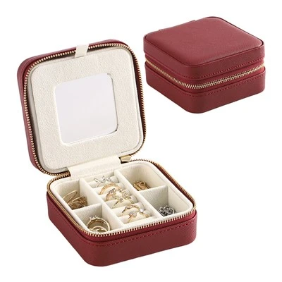 Square Mirror Jewelry Box