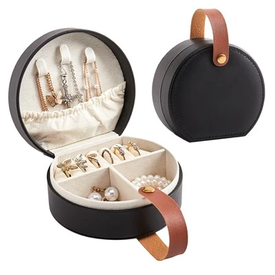 Travel Jewelry Case Round
